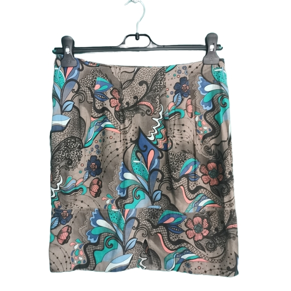 Fat Face Floral Print Skirt With Pockets - Picture 5 of 6